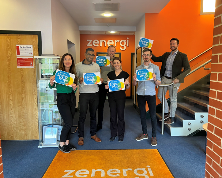 Zenergi is an accredited Real Living Wage Employer