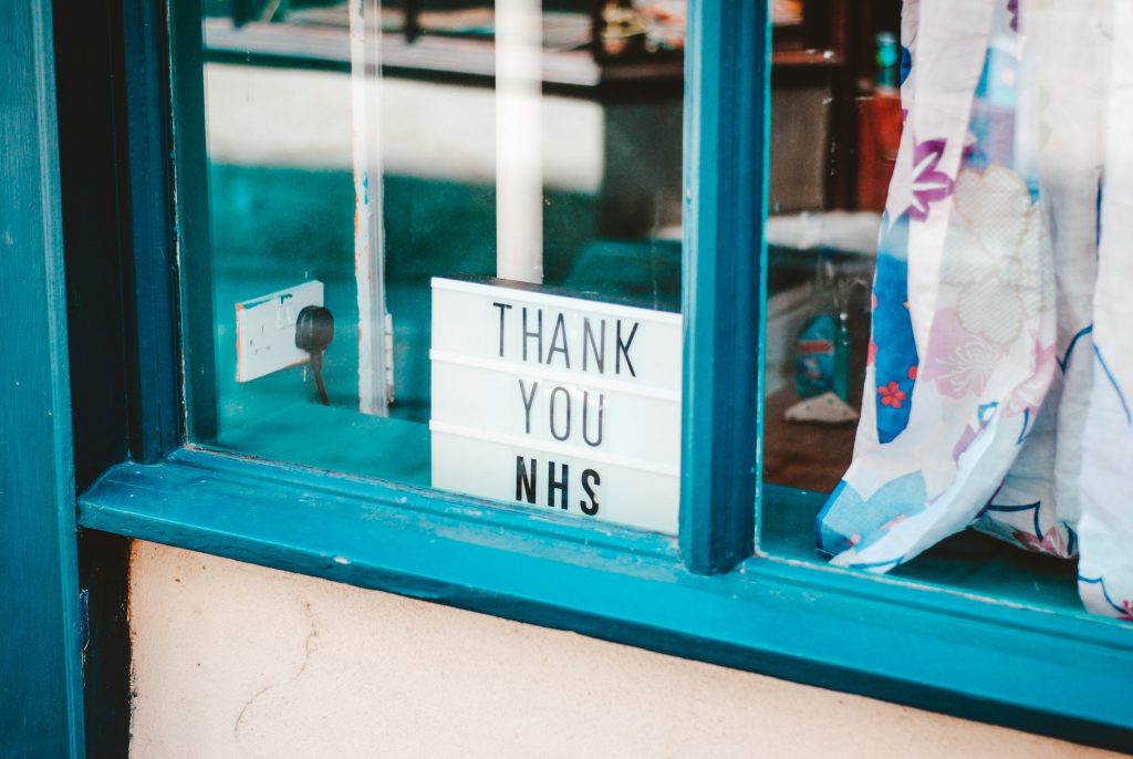 thank you nhs sign