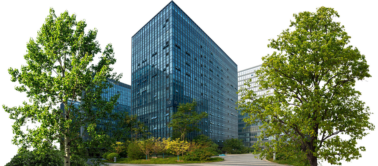 Image of an commercial property, such as offices.